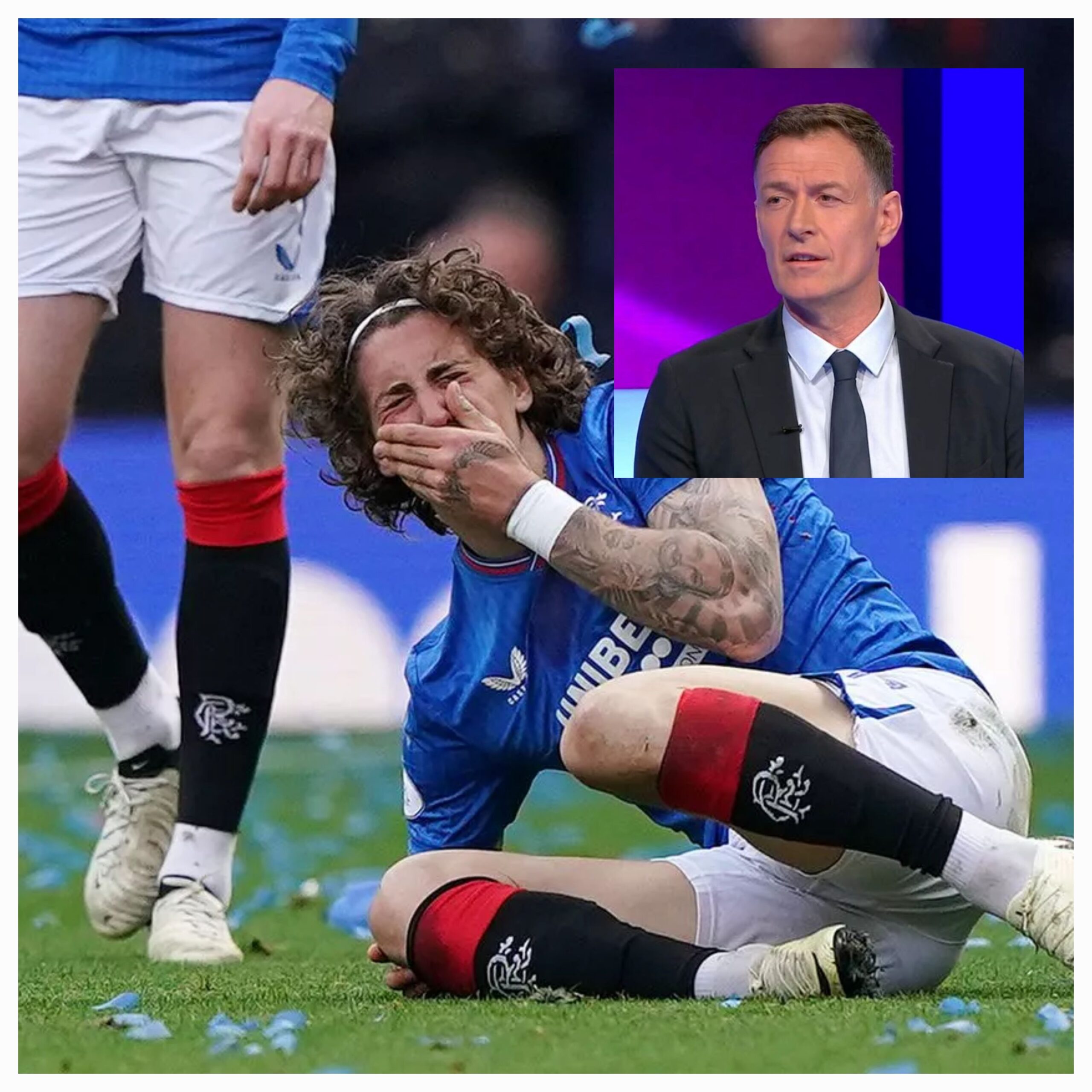 “Chris Sutton explodes with rage as Rangers awarded ‘shocking’ penalty for Fabio Silva ‘dive’ against Celtic! Outrageous scenes unfold in fierce rivalry match!”