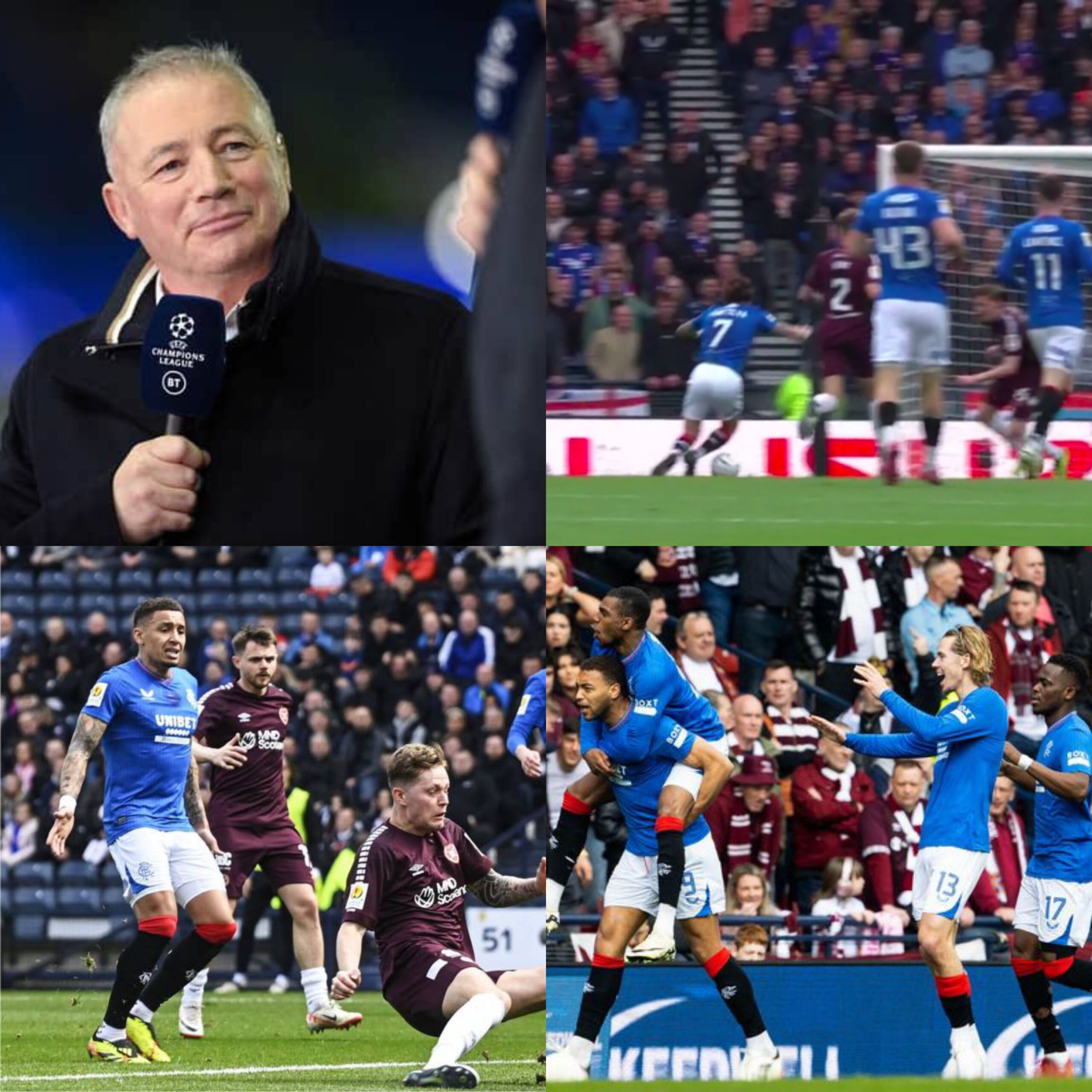 Fabio Silva’s HILARIOUS ‘dive’ leaves Rangers legend Ally McCoist in stitches as he rushes to shield unbelievable mishap