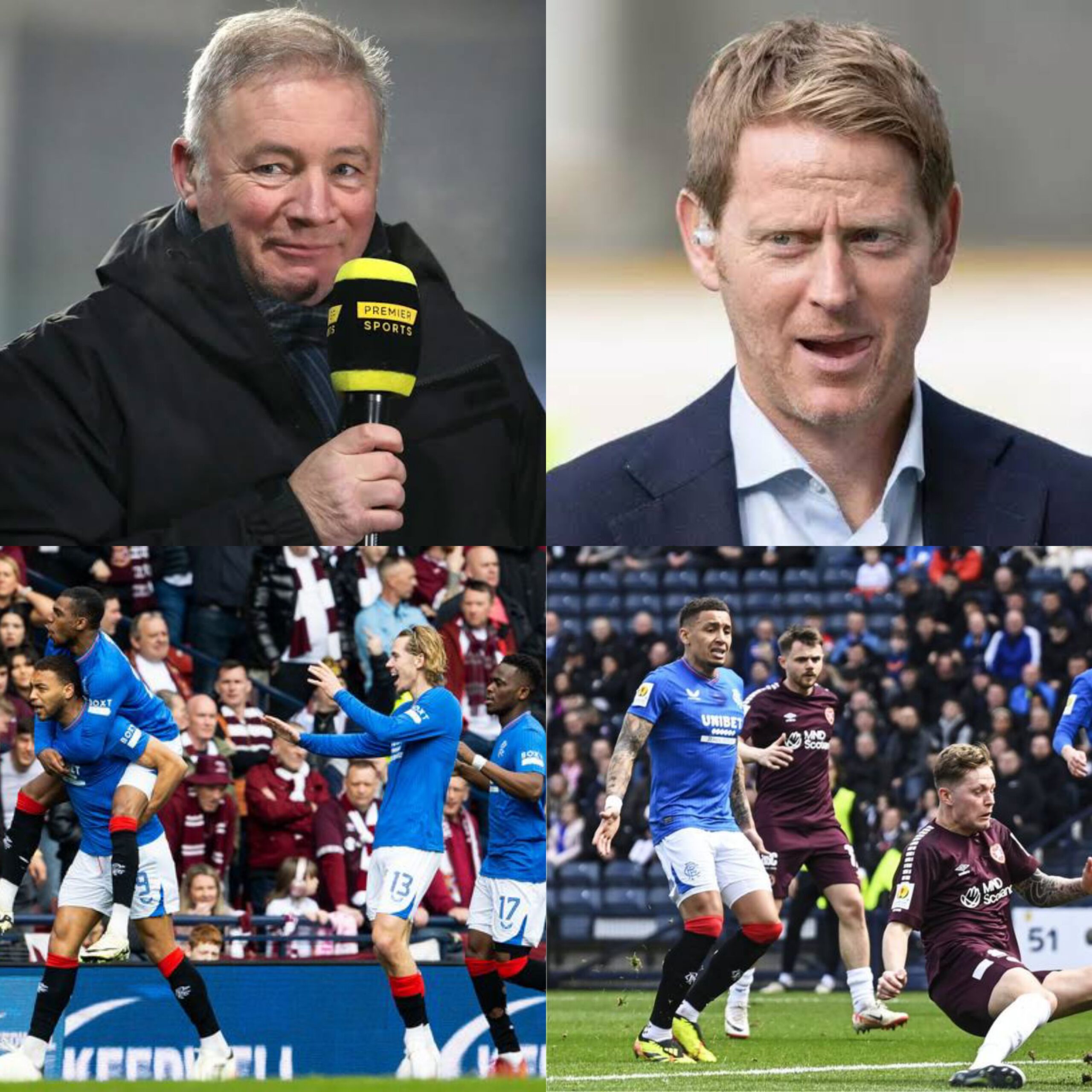 Michael Stewart and Ally McCoist ROAST baffling Rangers flop vs Hearts in LIVE on-air banter!