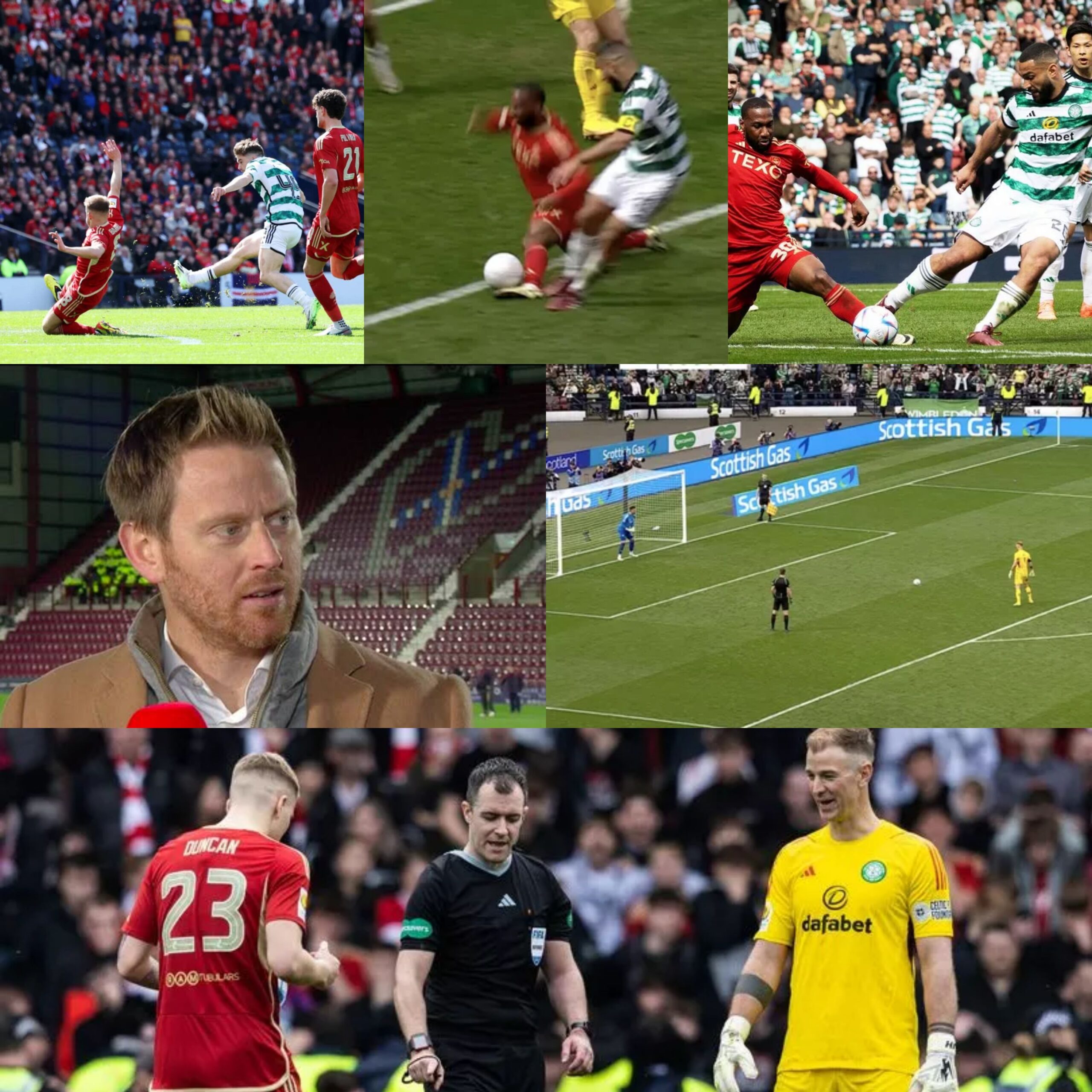 EFL star SLAMS Celtic penalty decision against Aberdeen as it goes from bad to WORSE every time you WATCH it!