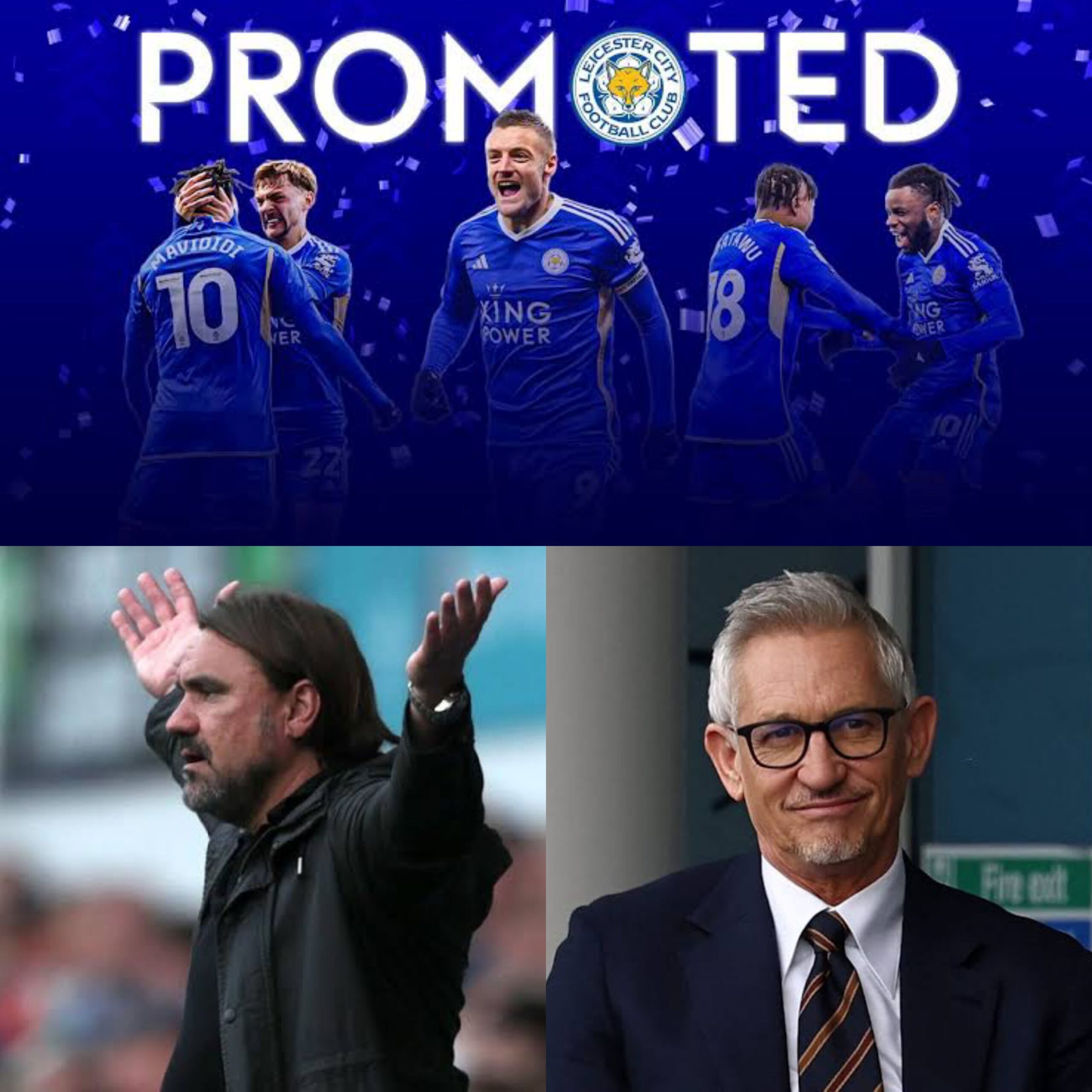 Gary Lineker’s jaw-dropping response to Leicester City’s promotion after Leeds United demolished